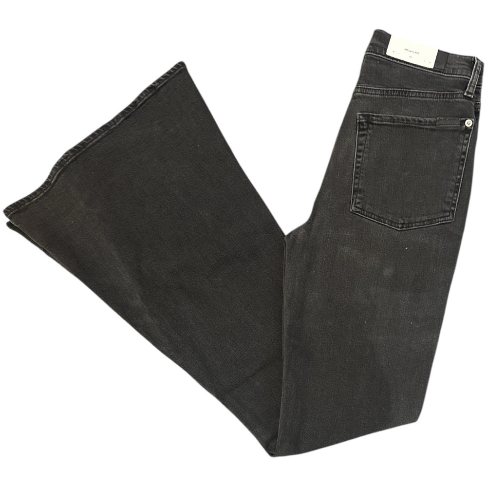 7 For All Mankind NWT Black Flare Jeans - Picture 2 of 8